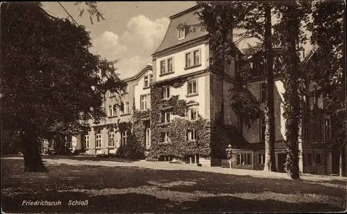 Ak Friedrichsruh Aumühle, Ansicht des Schlosses, Parkseite
