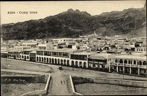 Ak Aden Jemen, Camp, Stadtpanorama
