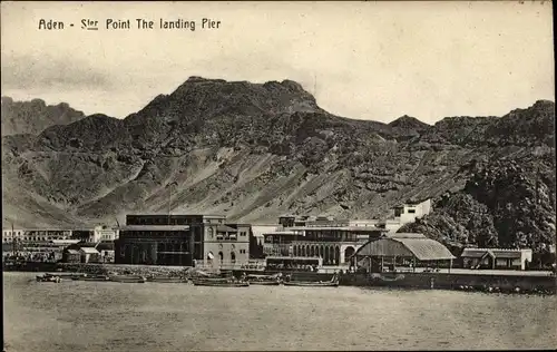 Ak Aden Jemen, Steamer Point, Landungspier