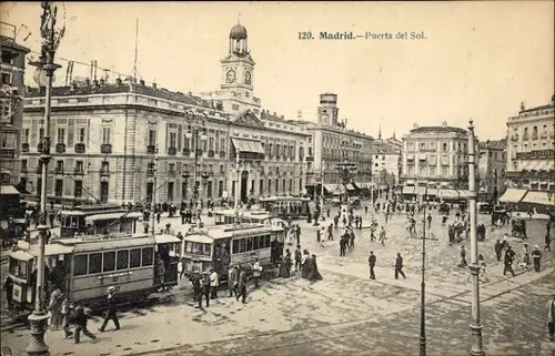 AK Madrid, Spanien, Puerta del Sol
