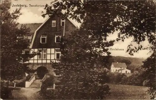 Ak Jesteburg in Niedersachsen, Sanatorium, Heidehaus