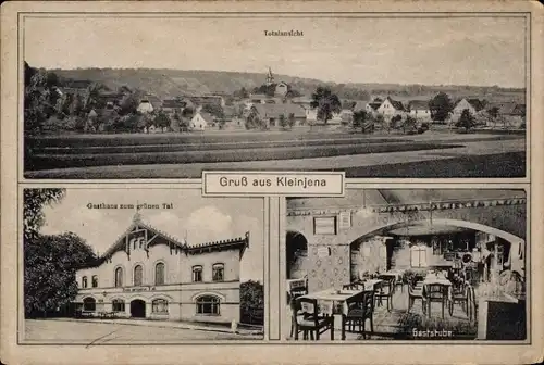 Ak Kleinjena Naumburg an der Saale, Gasthaus zum grünen Tal, Gaststube