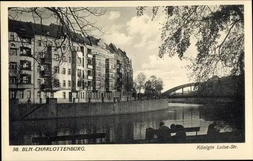 Ak Berlin Charlottenburg, Königin Luise Straße