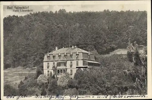 Ak Bad Salzschlirf in Hessen, Haus Linnenkohl