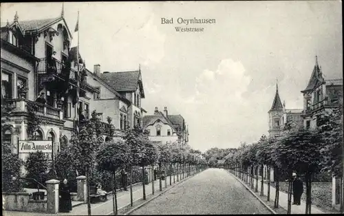Ak Bad Oeynhausen in Westfalen, Weststraße
