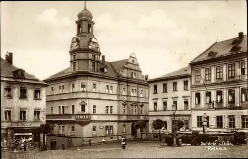 Ak Schleiz im Vogtland Thüringen, Rathaus