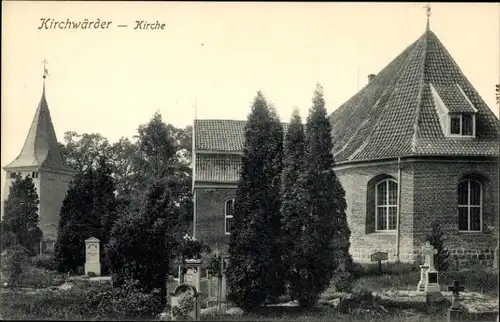 Ak Hamburg Bergedorf Kirchwerder Kirchwärder, Kirche