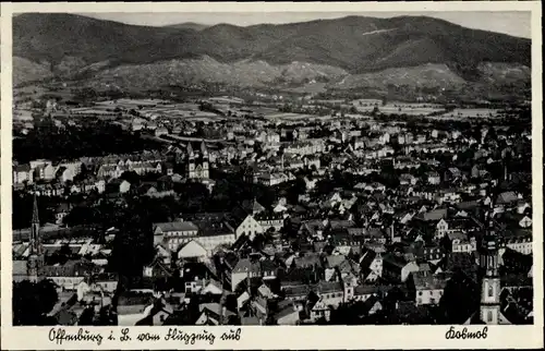 Ak Offenburg in Baden Schwarzwald, Fliegeraufnahme