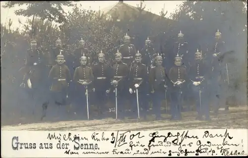 Foto Senne Bielefeld in Nordrhein Westfalen, Gruppenportrait vom Regiment