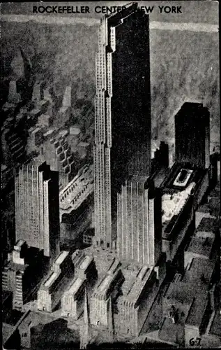 Ak Manhattan New York City USA, Rockefeller Center