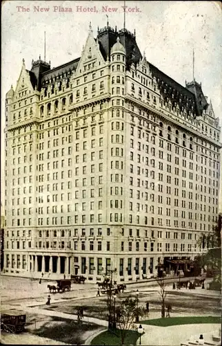 Ak New York City USA, New Plaza Hotel