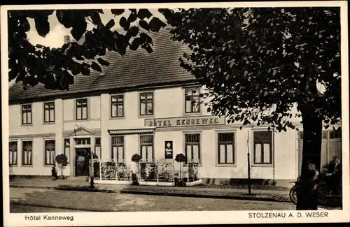 Ak Stolzenau an der Weser, Hotel Kenneweg