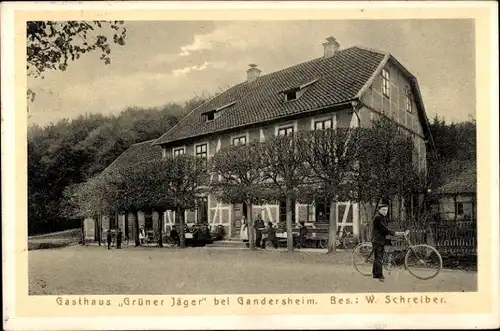Ak Bad Gandersheim am Harz, Gasthaus Grüner Jäger