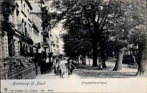 Ak Hamburg Mitte St. Pauli, Eimsbüttlerstraße