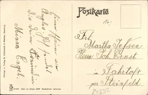 Ak Süderbrarup in Schleswig Holstein, Angler Hof, Straßenpartie