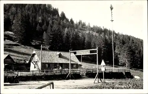 Ak Gußwerk Mariazell Steiermark, Heinrich Mayer's Gastwirtschaft,Niederalpl