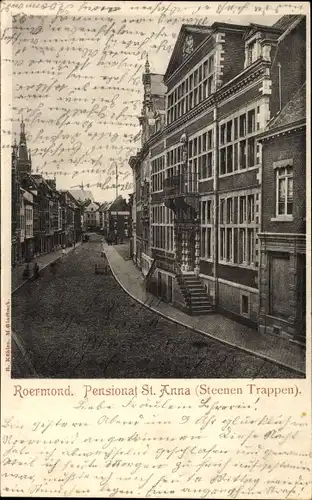 Ak Roermond Limburg Niederlande, Pensionat St. Anna, Steenen Trappen