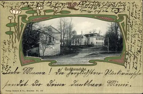 Jugendstil Ak Großhesselohe Pullach Isartal, Waldwirtschaft