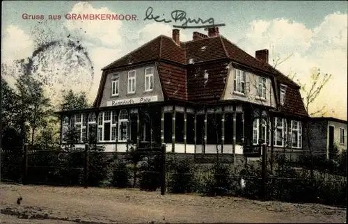 Ak Burglesum Hansestadt Bremen, Grambkermoor, Benndorf's Café