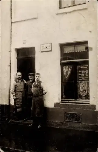 Foto Ak Köln am Rhein, Schuhmachermeister Wilhelm Geiling, Haus Nr 60