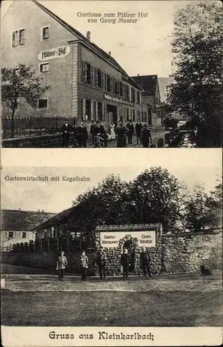 Ak Kleinkarlbach in Rheinland Pfalz, Gasthaus zum Pfälzer Hof