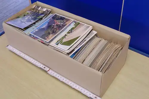 Ca. 1.200 alte Ansichtskarten, kleinformatig, Italien, Frankreich, Belgien etc.