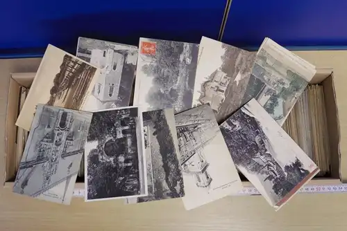 Posten alte Ansichtskarten ca. 1.600, Belgien, Frankreich, Österreich etc. kleinformatig