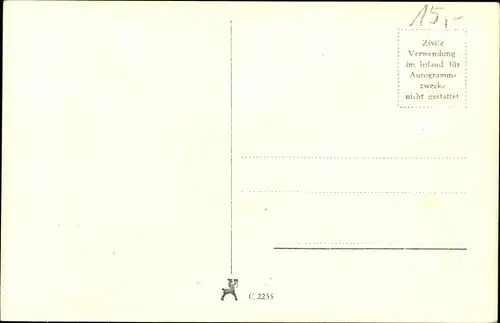 Ak Schauspielerin Margit Symo, Portrait mit Hut und Schleier, Autogramm