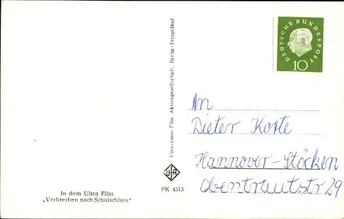 Ak Schauspieler Christian Wolff, Portrait, Autogramm, Verbrechen nach Schulschluss