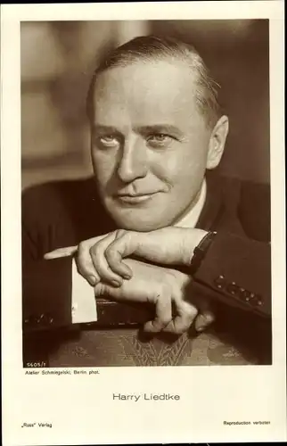 Ak Schauspieler Harry Liedtke, Portrait