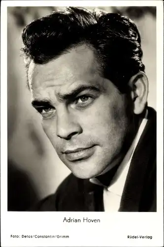 Ak Schauspieler Adrian Hoven, Portrait