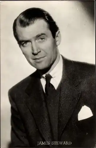 Ak Schauspieler James Stewart, Portrait