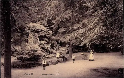 Ak Gera in Thüringen, Bismarckstein