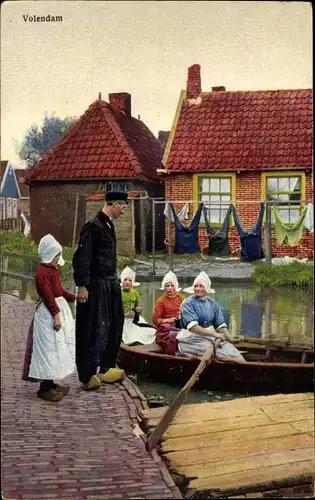 Ak Nenke & Ostermaier Serie 290 Nr 4457, Holland, Edam Volendam Nordholland