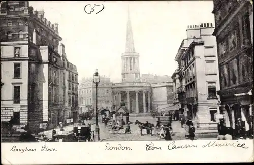 Ak London City England, Langham Place