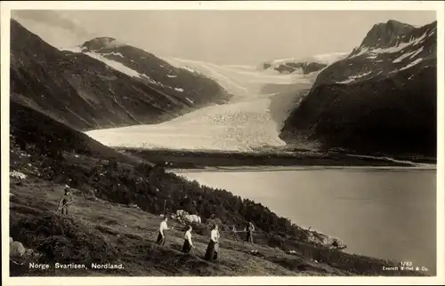 Ak Nordland Norwegen, Svartisen Gletscher