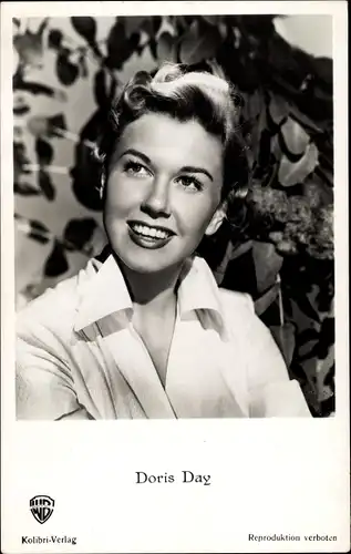 Ak Schauspielerin Doris Day, Portrait