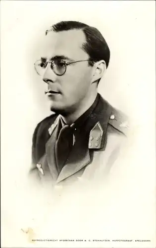 Ak Prinz Bernhard zur Lippe Biesterfeld, Ehemann Prinzessin Juliana der Niederlande