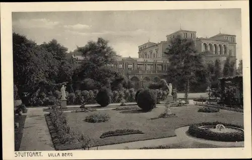 Ak Berg Stuttgart in Württemberg, Villa Berg