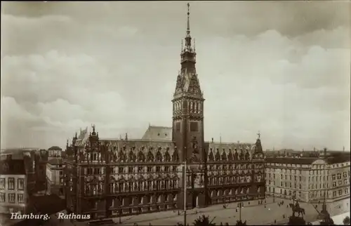 Ak Hamburg Mitte Altstadt, Rathaus