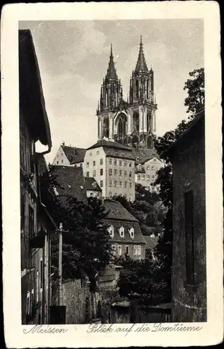 Ak Meißen an der Elbe, Domtürme