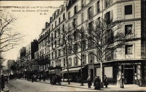 Ak Paris XVIII. Montmartre, Rue Ordener