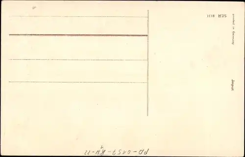 Ak Glückwunsch Neujahr, Trompeter von Säckingen, Pferd