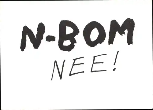 Künstler Ak Dukkers, Ed, Künstler gegen Neutronenbombe