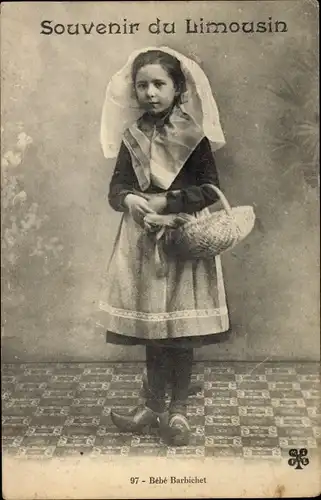 Ak Haute Vienne Frankreich, Bebe Barbichet