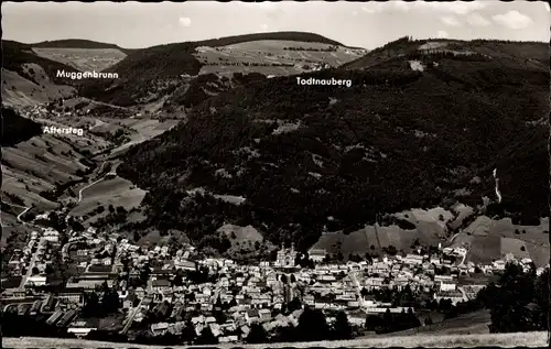 Ak Todtnau im Schwarzwald, Gesamtansicht, Muggenbrunn, Aftersteg, Todtnauberg