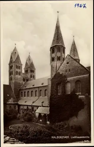 Ak Halberstadt am Harz, Liebfrauenkirche