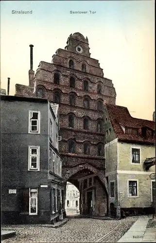 Ak Stralsund in Vorpommern, Semlower Tor