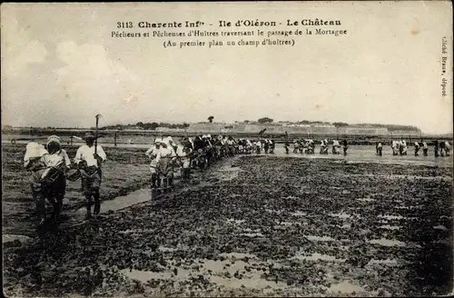 Ak Oléron Charente Maritime, Schloss, Fischer