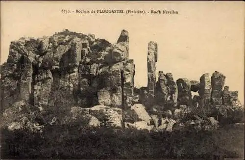 Ak Plougastel Daoulas Finistère, Roc'h Nevellen